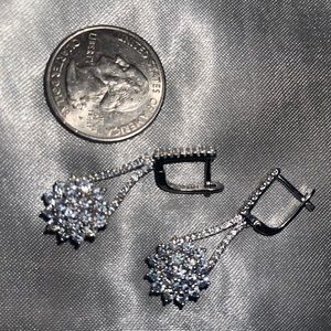 Silver earrings